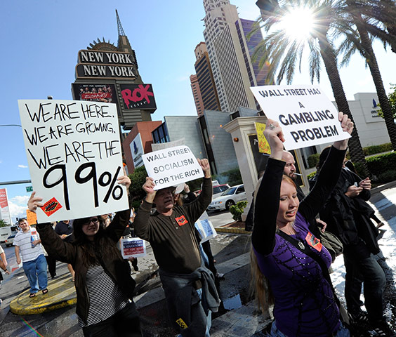 Wall Street Protests: Wall Street Protests Spread To Las Vegas