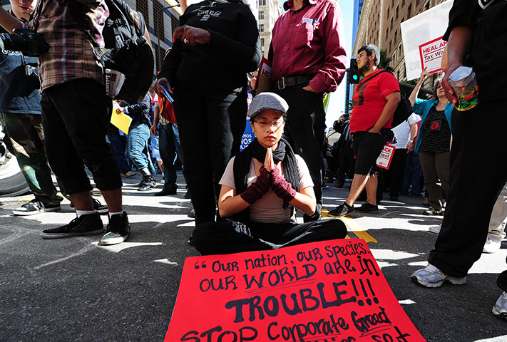 Wall Street Protests: Occupy Wall Street protests in Los Angeles