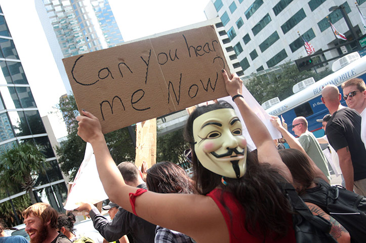 Wall Street Protests: Occupy Wall Street Protests, Tampa, Florida