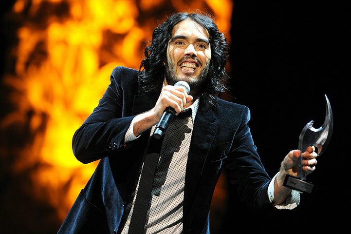Seven Days on Stage: Russell Brand speaks onstage at Variety's Power of Comedy