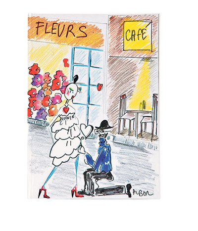 Fancy stationery: Lanvin notebook