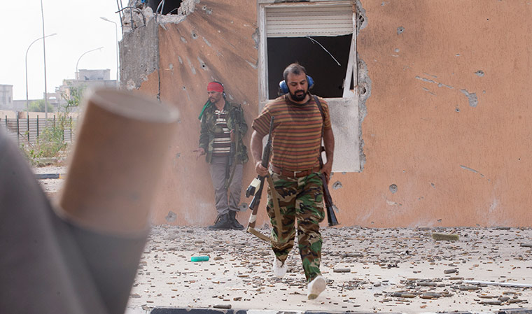 Sirte street fight: Sirte street fight