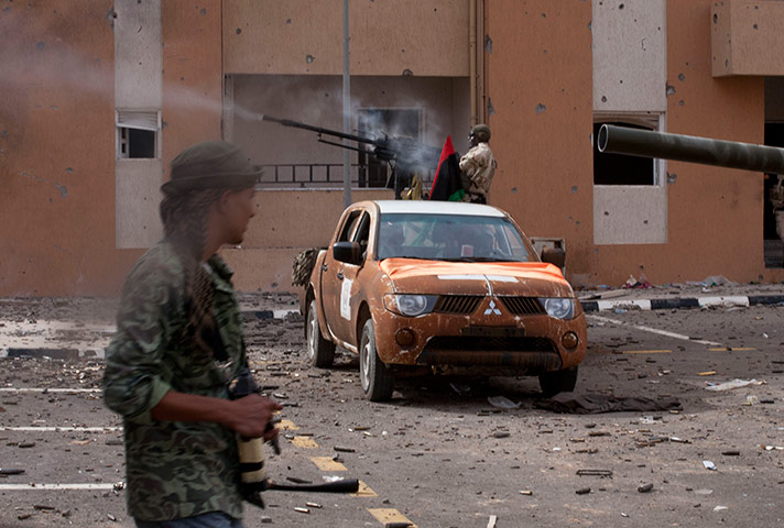 Sirte street fight: Sirte street fight