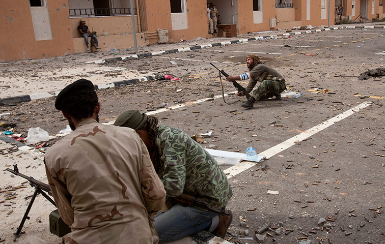 Sirte street fight: Sirte street fight
