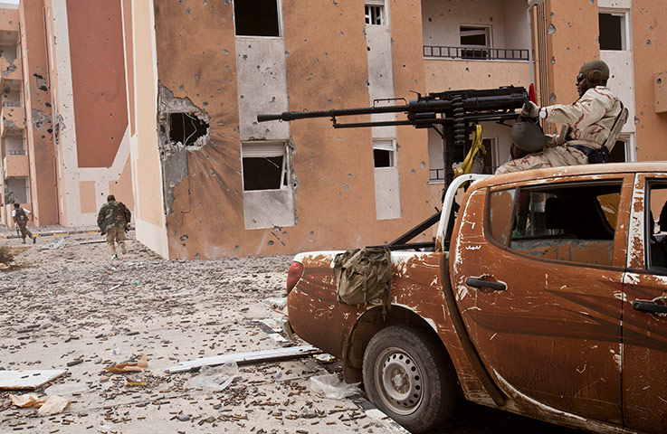 Sirte street fight: Sirte street fight