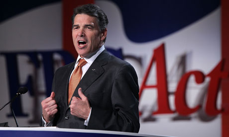 US politics live blog: Rick Perry's jobs policy, New Hampshire v Nevada ...