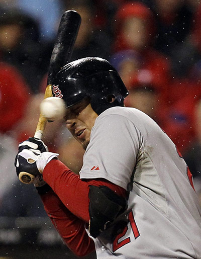 Best of the week in Sport: Cardinals' Allen Craig shys away from Phillies' Vance Worley's inside pitch