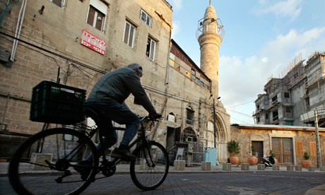 Jaffa, south of central Tel Aviv, where graves were desecrated on Yom Kippur. Photograph: Gil Cohen Magen / Reuters/Reuters