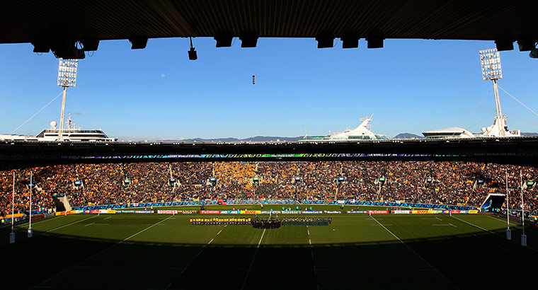 rugby: South Africa v Australia - IRB RWC 2011 Quarter Final 3