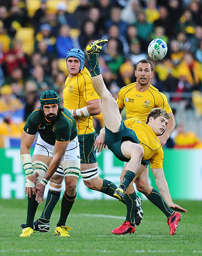 rugby: South Africa v Australia - IRB RWC 2011 Quarter Final 3