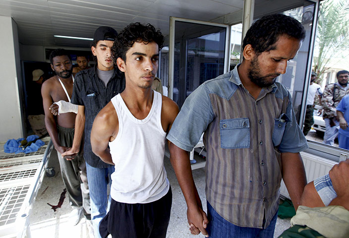 sirte: Gaddafi loyalists in the Ibn Sina hospital