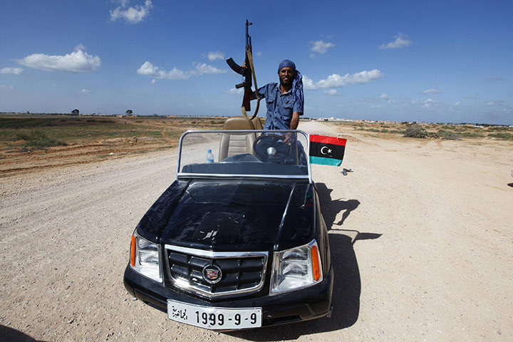 sirte: A Cadillac seized from the Ouagadougou conference centre