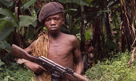 Zaire child-soldier