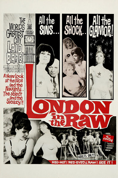 Film posters: Poster for the film London in the Raw 