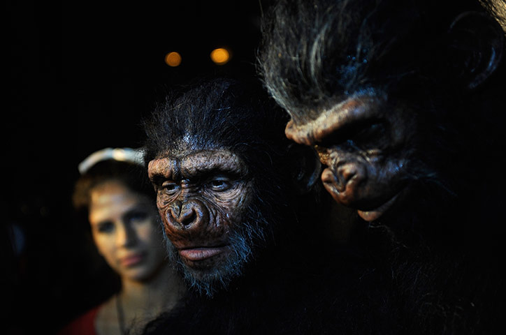 24 hours in pictures: New York Halloween