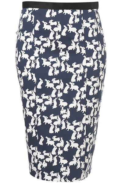 Fashion edit: Rabbit print, £42, by Topshop, topshop.com