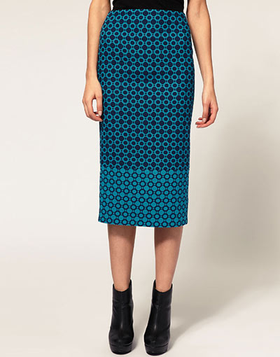 Asos Fashion Show 2011 on Fashion Edit  Printed Blue  Model Shot     45  By Asos  Asos Com