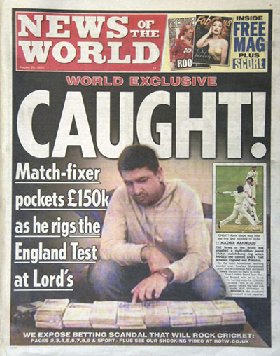 cricket: Britain Pakistan England Cricket Match Fixing