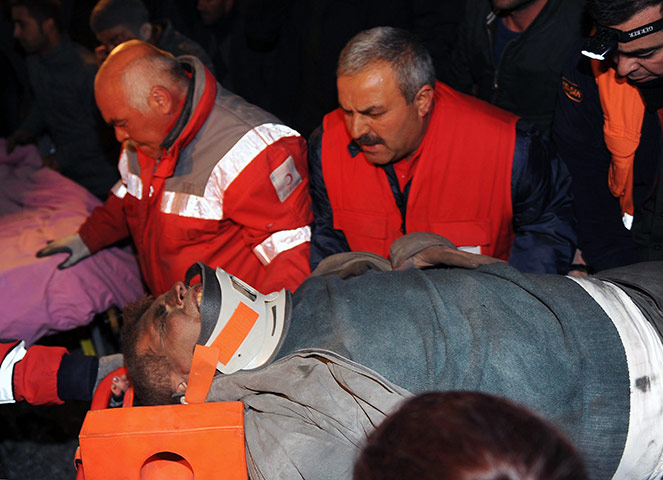 Turkey Earthquake: Rescuers pull a man alive from a collapsed building in Van, eastern Turkey