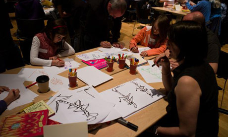 Guardian Big Draw : Education Centre - Big Draw 8 October 2011