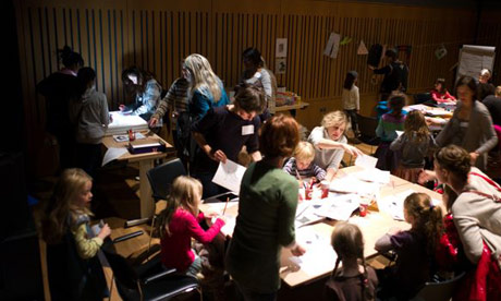 Guardian Big Draw : Education Centre - Big Draw, 8 October 2011