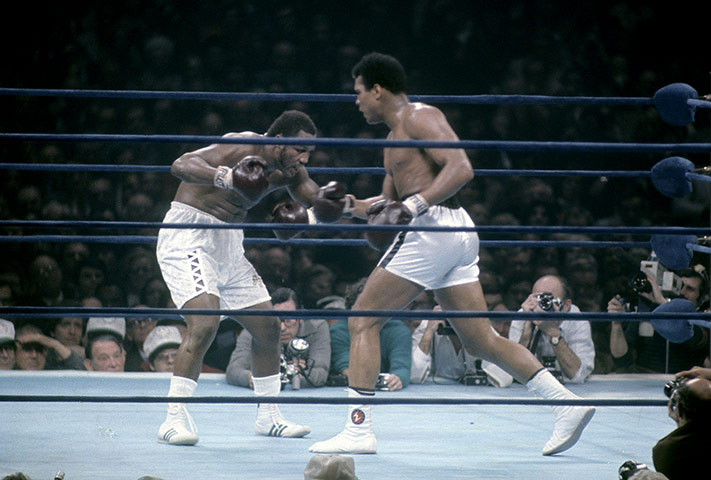 Boxing: 1974 NABF Heavyweight title fight: Muhammad Ali v Joe Frazier