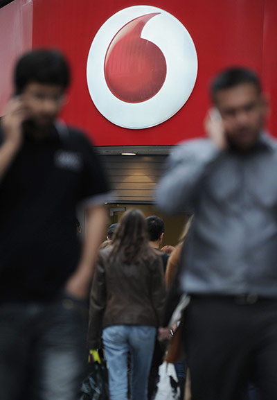 Week in Business: A Vodafone retail store in central London 