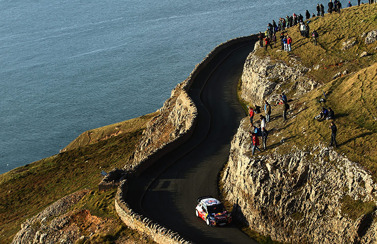 The week in sport: Citroen Total WRT's Sebastien Loeb on the FIA WRC Great Britain