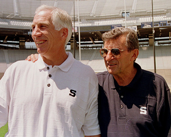 Joe Paterno: Joe Paterno and Jerry Sandusky in 1999