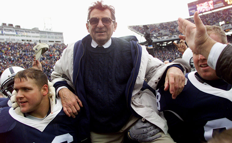 Joe Paterno: Joe Paterno in 2001