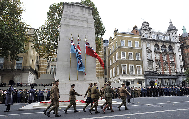 Armistice day update: Armistice Day remembrance service on Whitehall