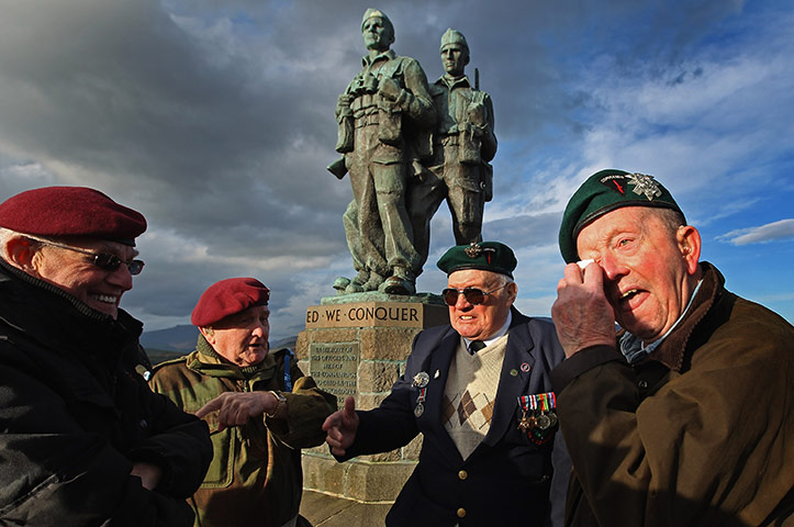 Armistice day update: Veterans attend Commando Memorial at Spean Bridge