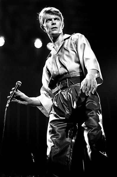 David Bowie life in pix: David Bowie performs in Newcastle in 1978