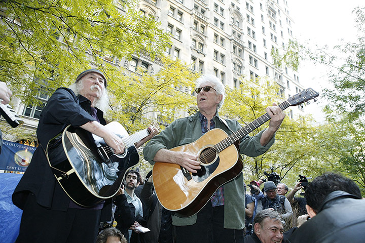 Week in Music: Crosby & Nash Perform At Occupy Wall Street