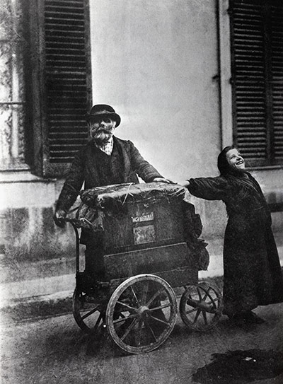 Expensive Photographs: French Musician And Daughter by Eugène Atget (1856-1927)