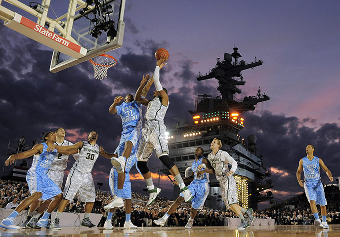 24 Hours: The Carrier Classic NCAA college basketball game aboard the USS Carl Vinson
