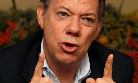 Colombia&#39;s President Juan Manuel Santos. Photograph: Felipe Caicedo/AP - Juan-Manuel-Santos-007