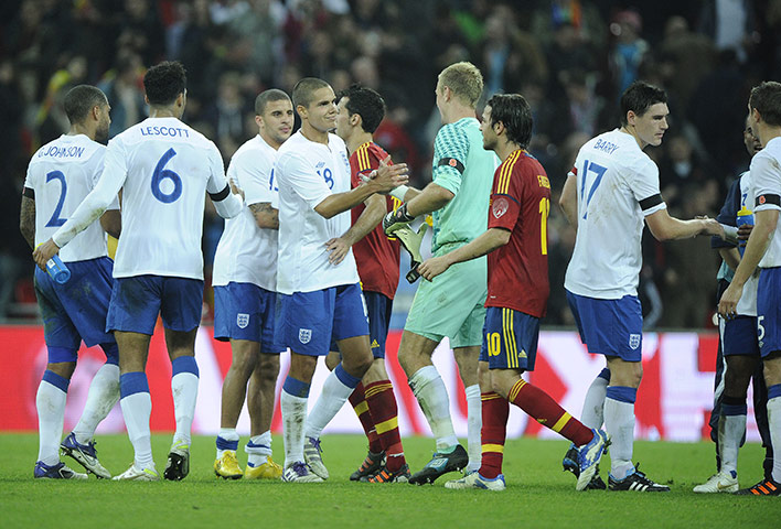 Spain game: full time