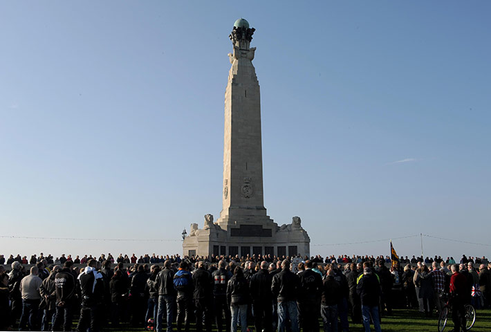 Remembrance Sunday: People of Portsmouth pay their respects at the Portsmouth Cenotaph