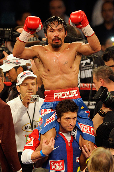 boxing: Manny Pacquiao v Juan Manuel Marquez