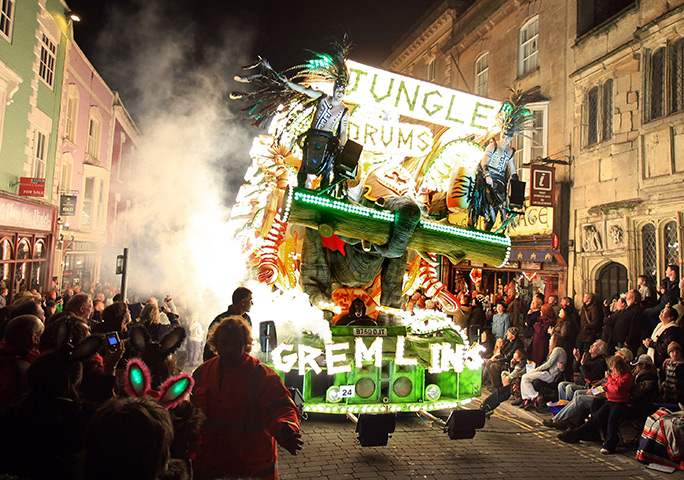 24 hours in pictures: The Germlins Carnival Club's Jungle at Glastonbury carnival