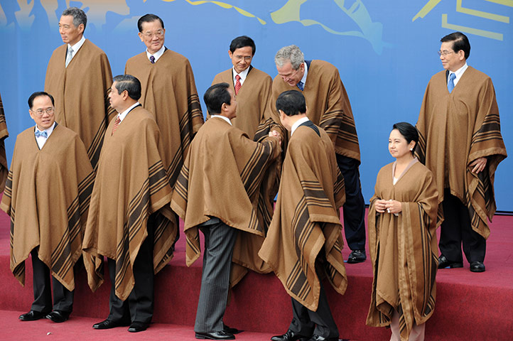 APEC Summit: 23 November 2008: A group photo during the APEC summit in Lima, Peru