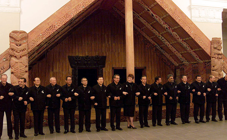 APEC Summit: 13 September 1999: APEC leaders in Aukland, New Zealand