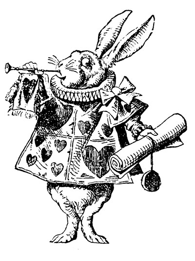 Folio Society winners: The White Rabbit from Lewis Carroll's Alice in Wonderland