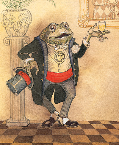 Folio Society winners: Mr Toad from Kenneth Grahame's The Wind in the Willows