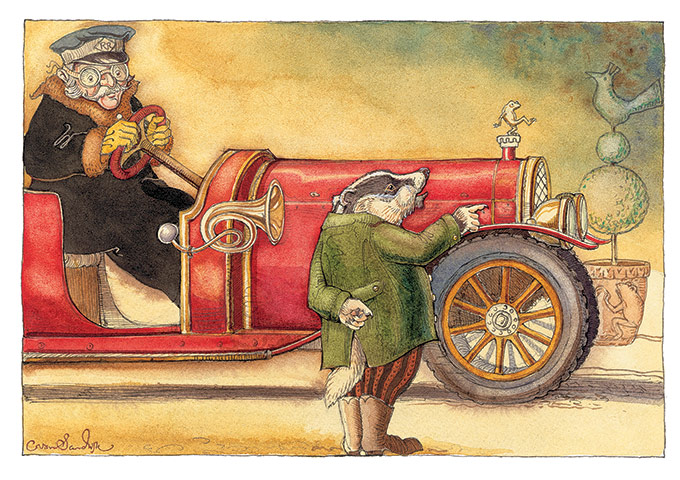 Folio Society winners: The badger of Grahame's The Wind in the Willows