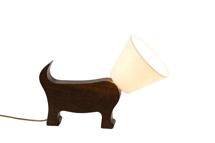 Animal magic: Matt Pugh's dog lamp