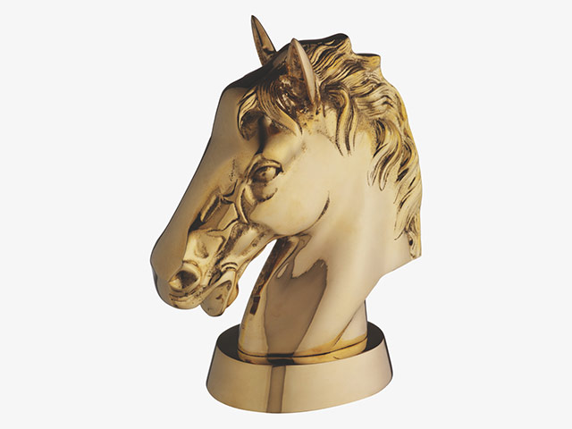 Animal magic: Horse head figurine