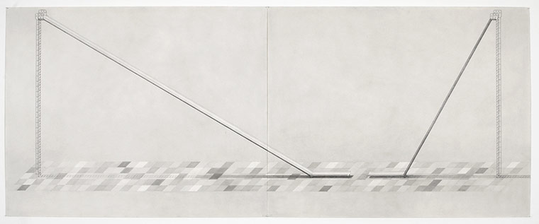 Paul Noble exhibition: A   + B   = C   by Paul Noble