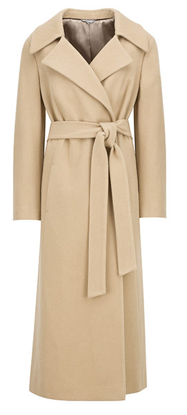 Marilyn get the look: Marks and Spencer camel belted coat